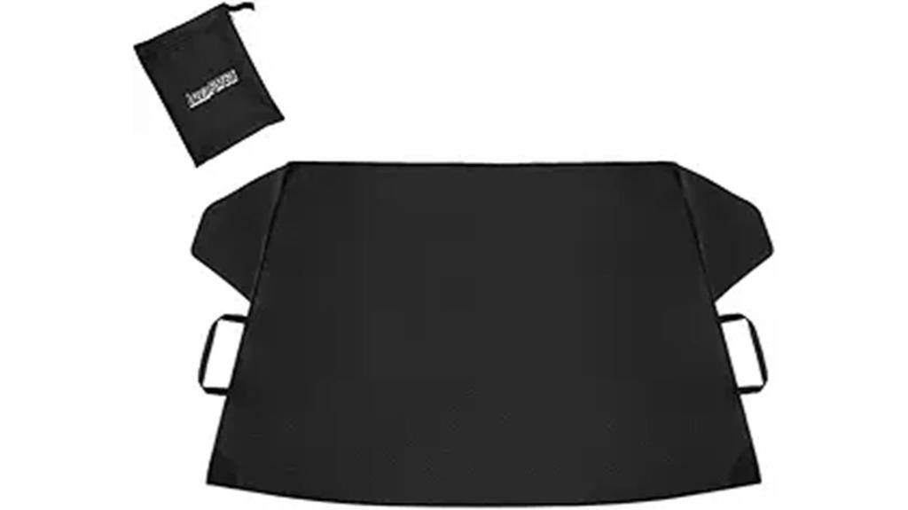 magnetic snow windshield cover