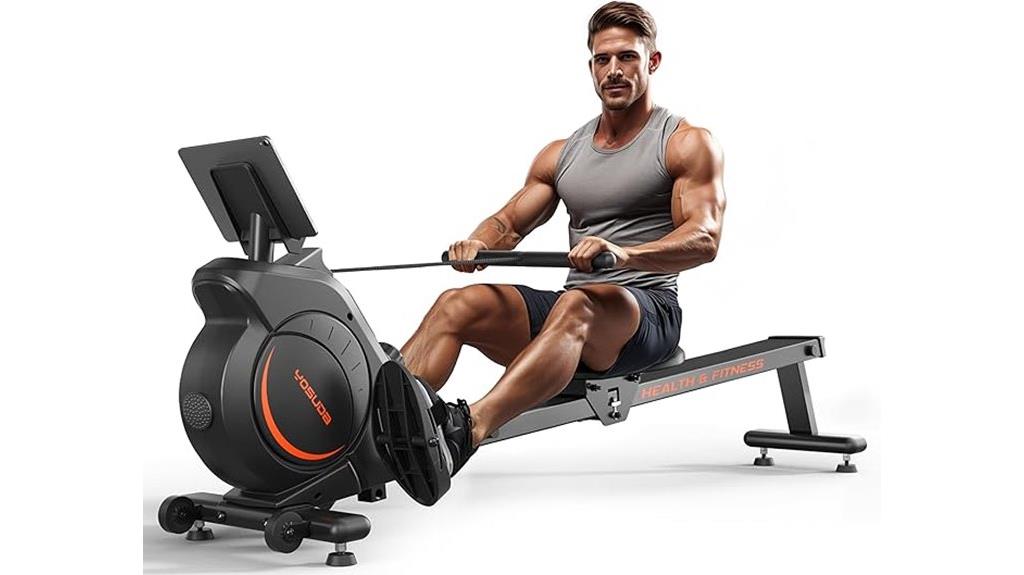 magnetic water rowing machine