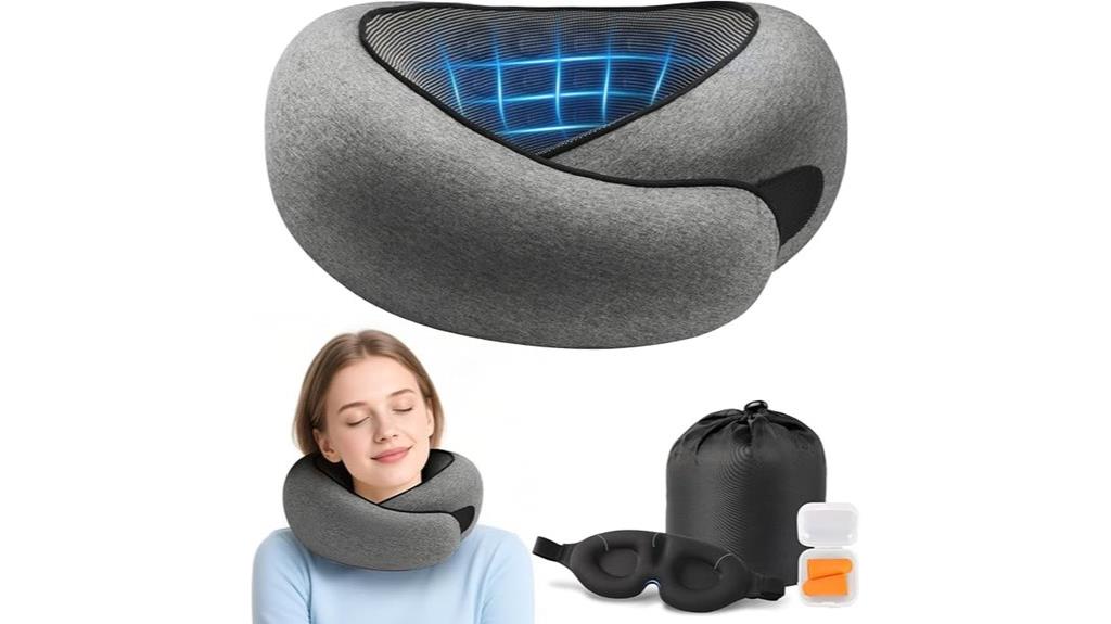 memory foam travel pillow