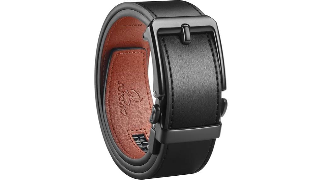 men s leather ratchet belt