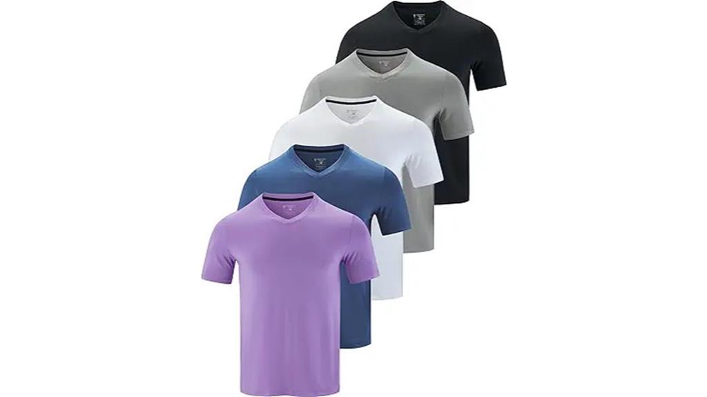 men s v neck t shirt pack