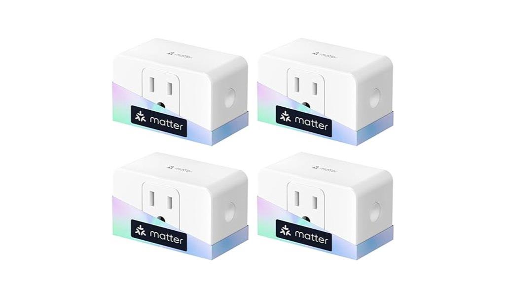 meross four pack smart plugs