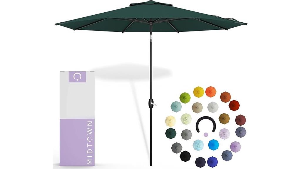midtown 10 year fade resistant umbrella