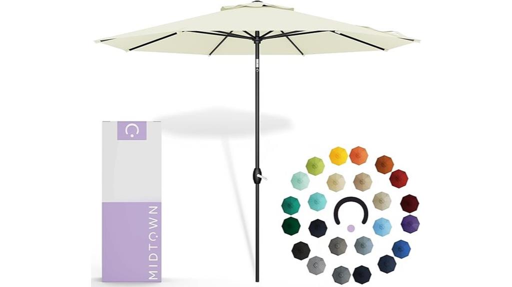 midtown sunbrella canvas umbrella