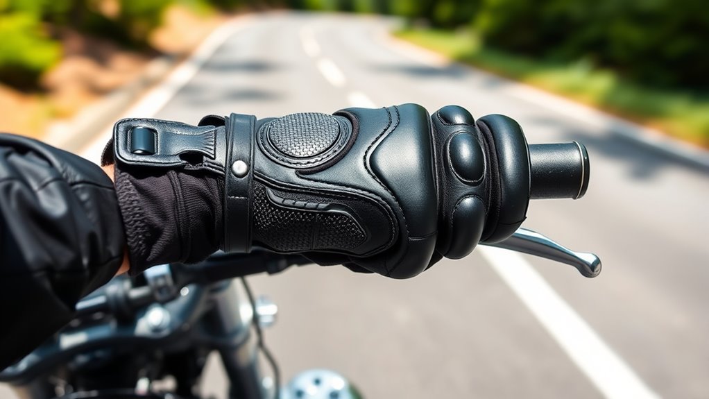 motorcycle glove safety features