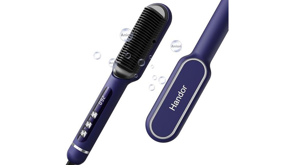nine temperature hair straightener