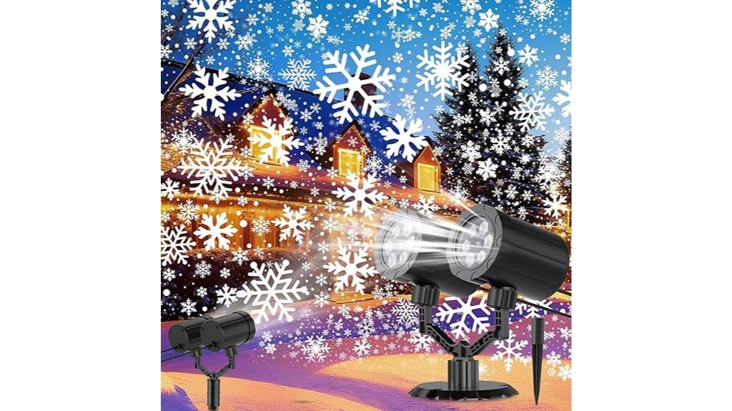 outdoor christmas light projector