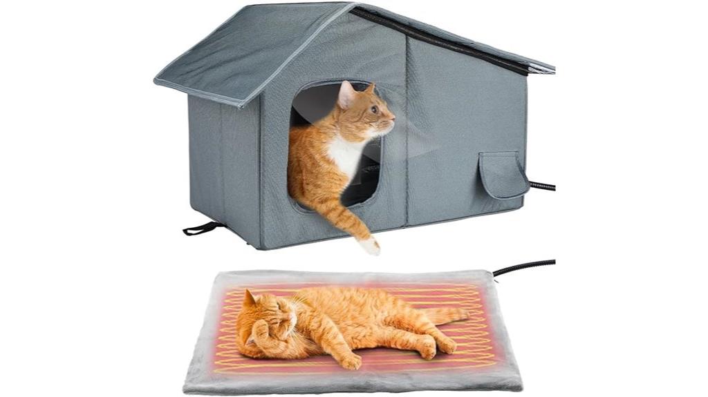 outdoor heated cat shelter