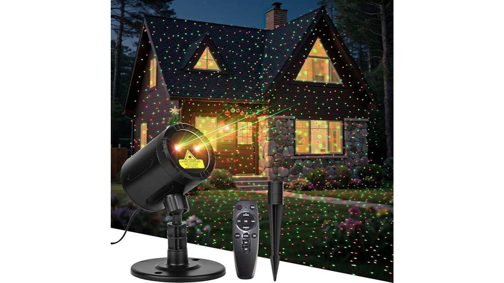 outdoor laser holiday decor
