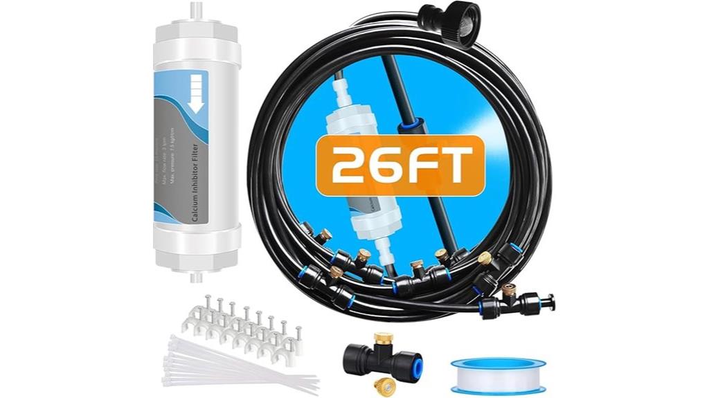 outdoor water misting system