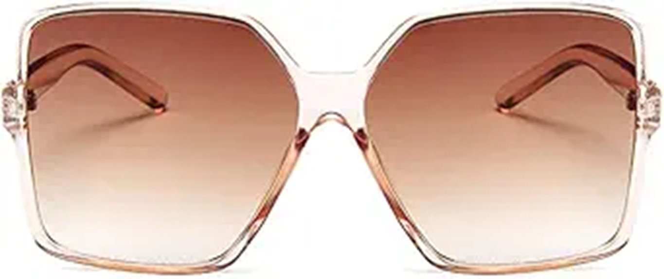 oversized square sunglasses