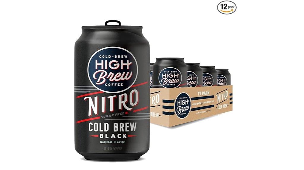 pack of 12 nitro black cold brew