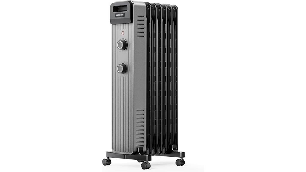pelonis 1500w black heater