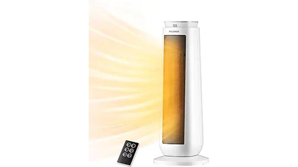 pelonis 23 inch ceramic heater