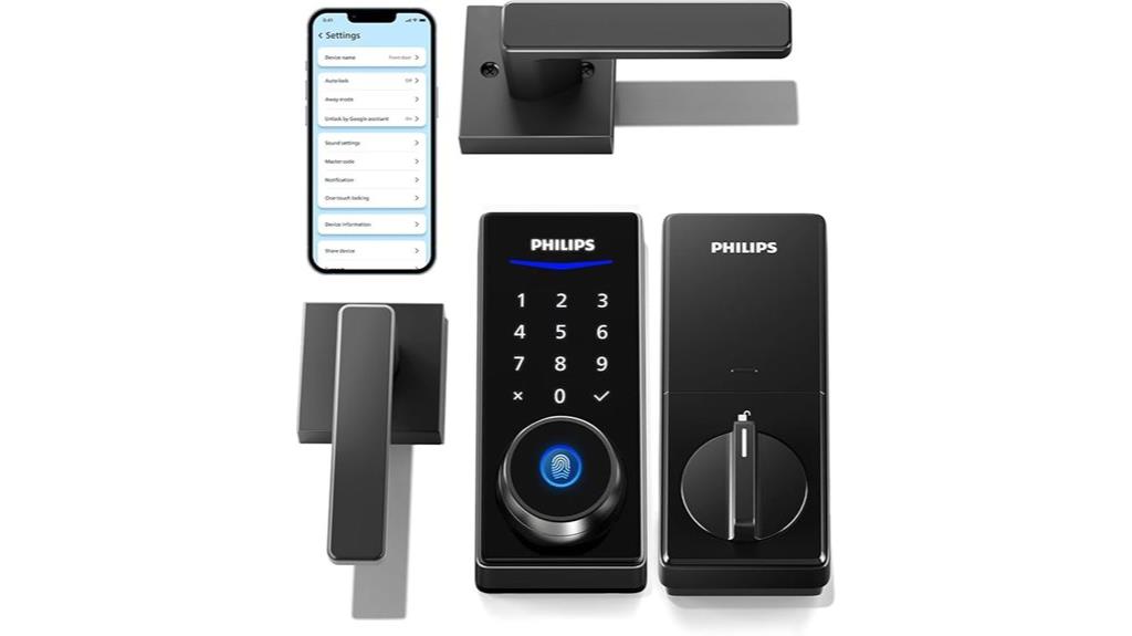 philips handleless keyless lock