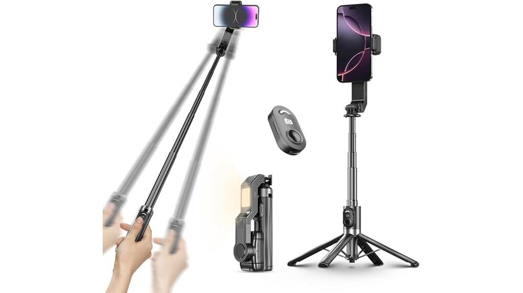 phone stabilizer with light