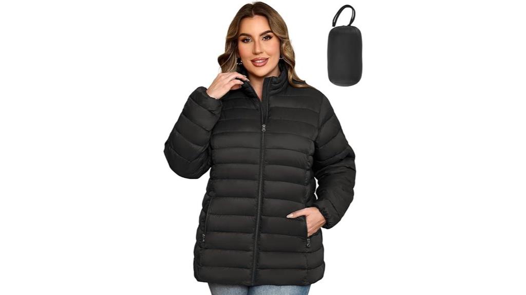 plus size puffer jacket