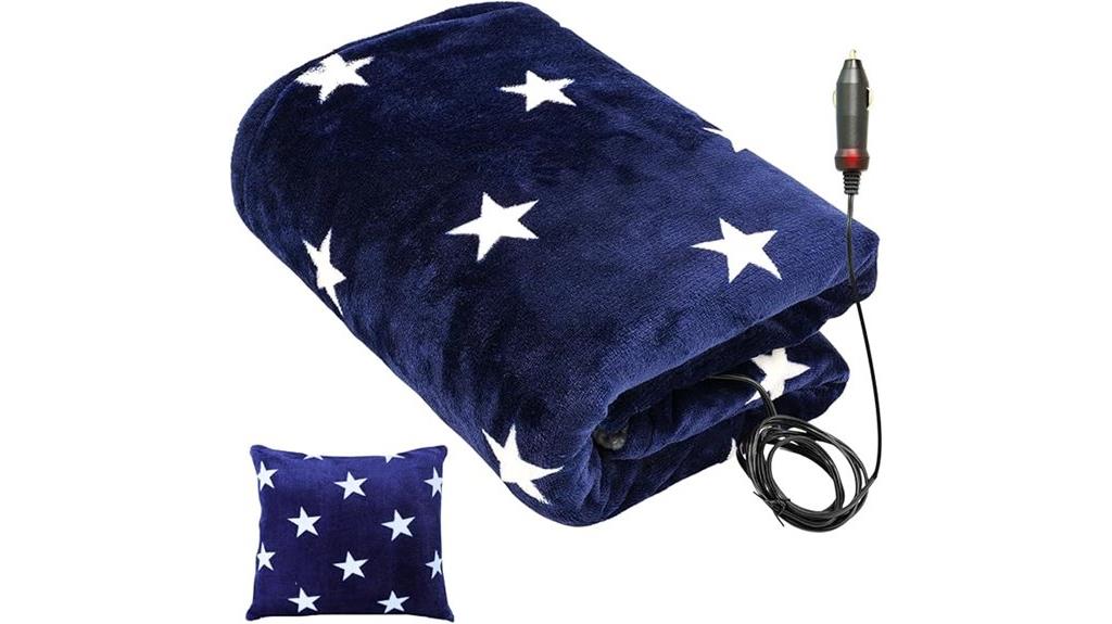 portable 12 volt heated blanket