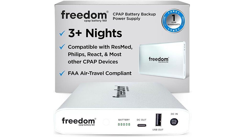 portable 160wh cpap battery
