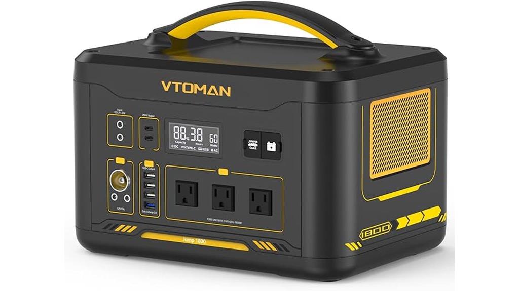 portable 1800w jump start