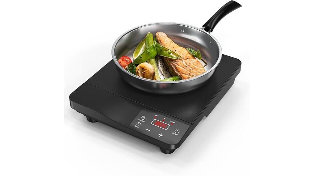 portable 1800w touch cooktop