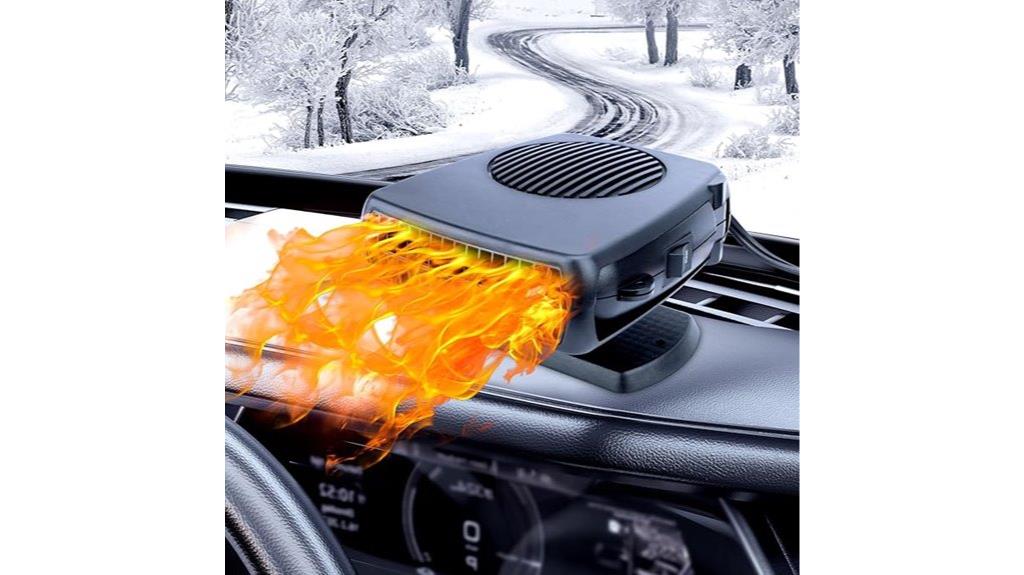 portable 200w 12v car heater