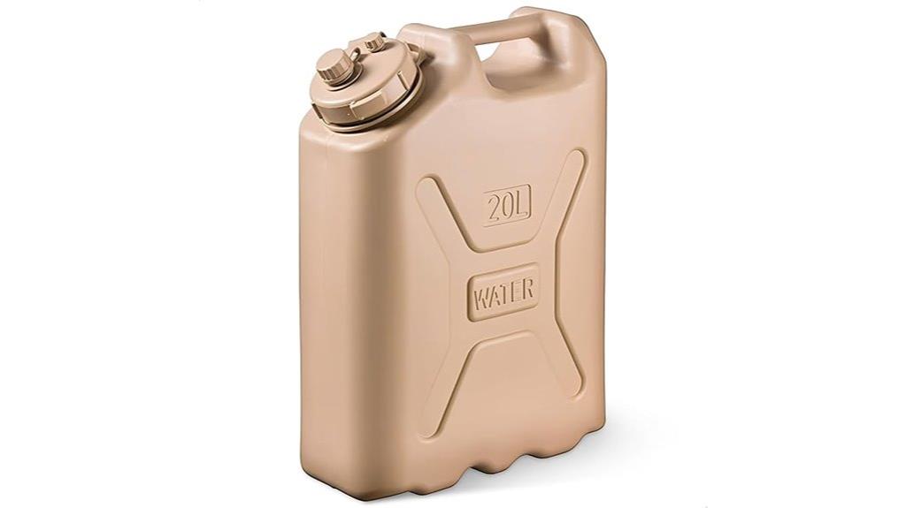 portable 5 gallon water container