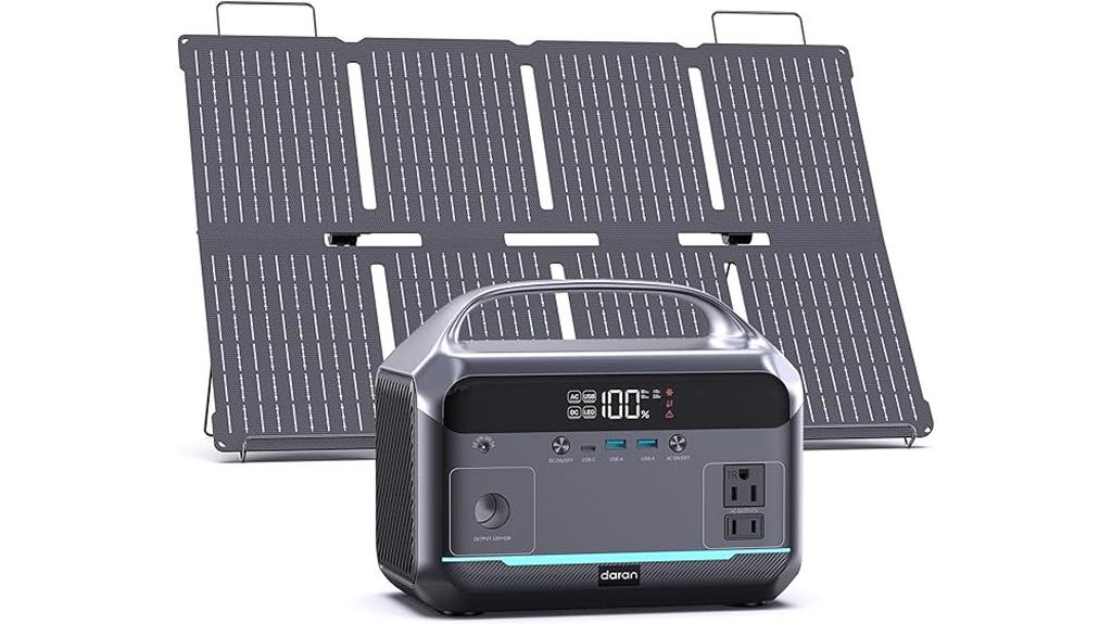 portable 600w solar power