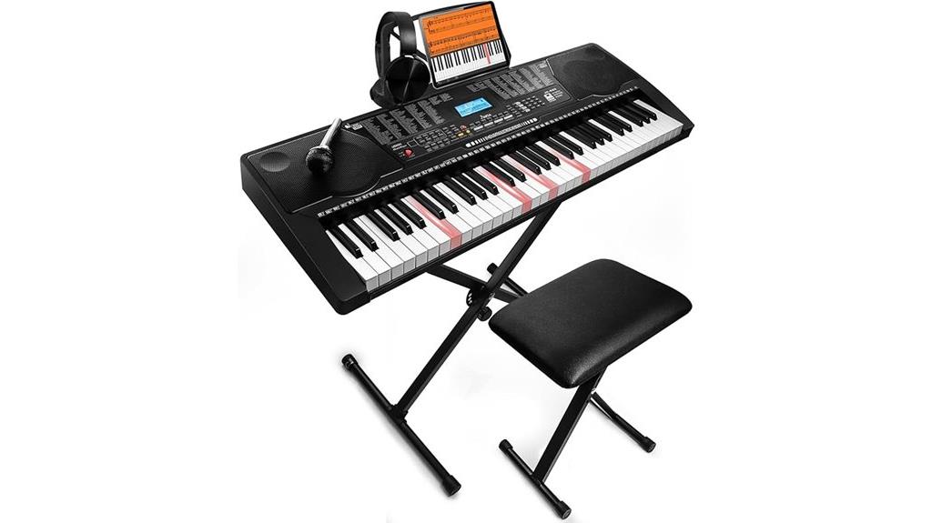 portable 61 key keyboard