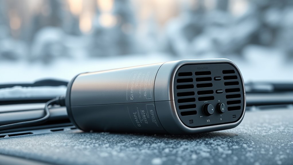 portable car heater features