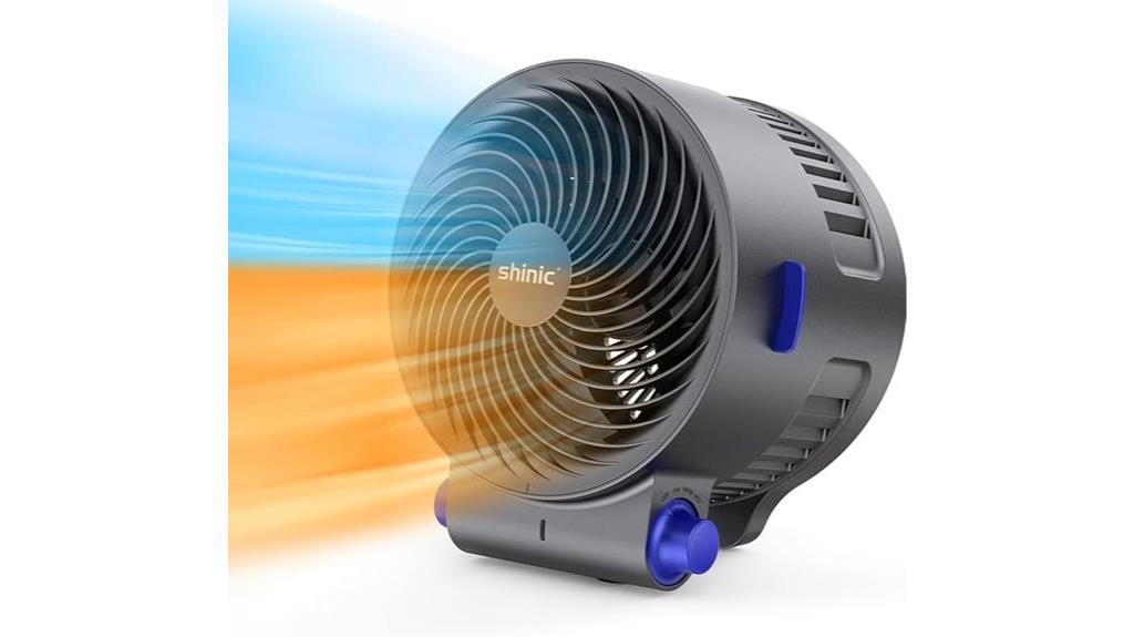 portable fan and heater
