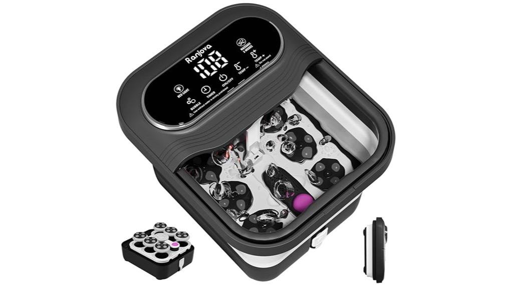 portable heated foot massager