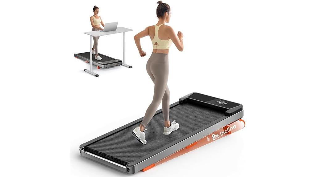 portable incline under desk treadmill
