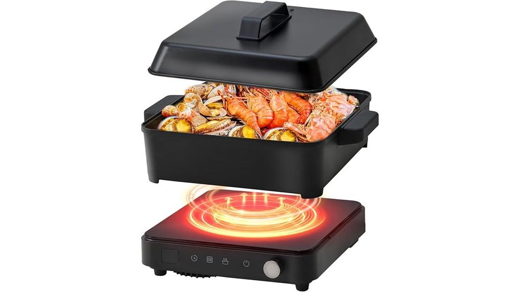 portable induction cooking set