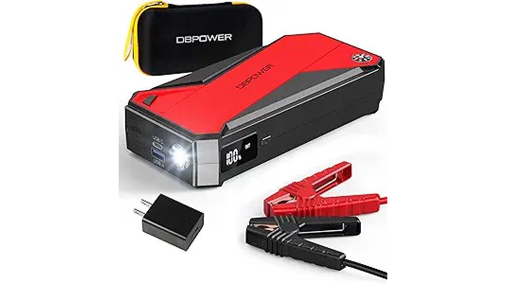 portable jump starter lcd