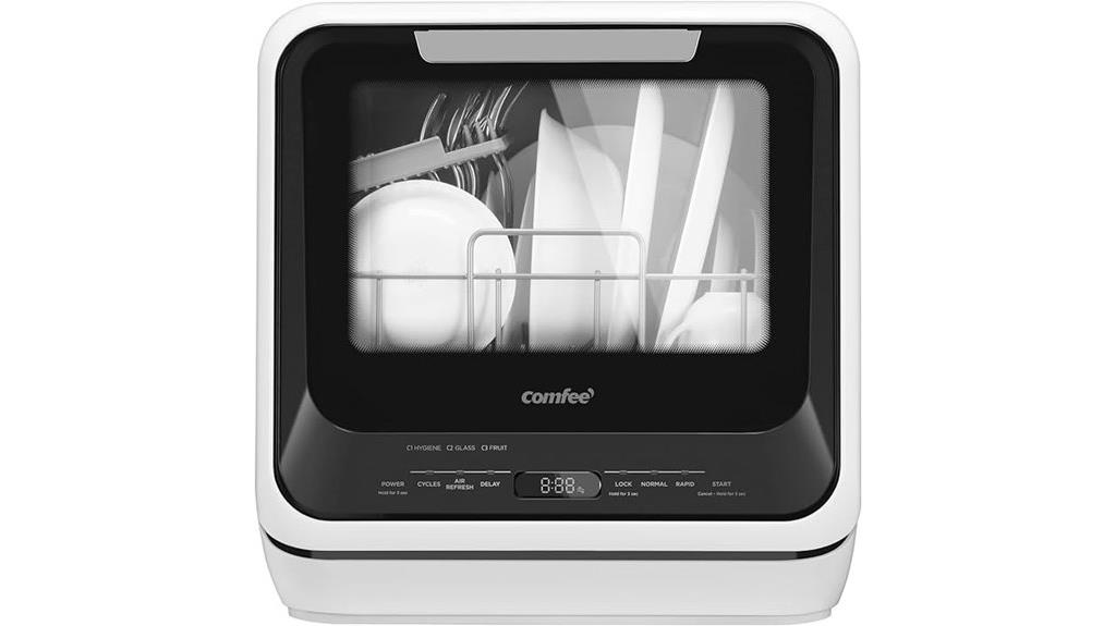 portable mini dishwasher with tank