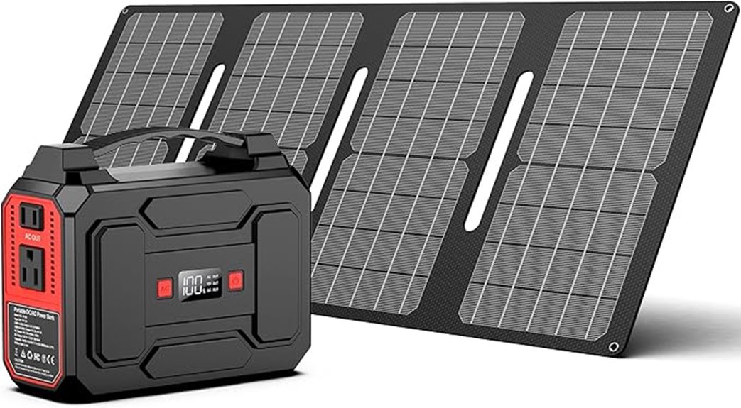 portable solar power generator
