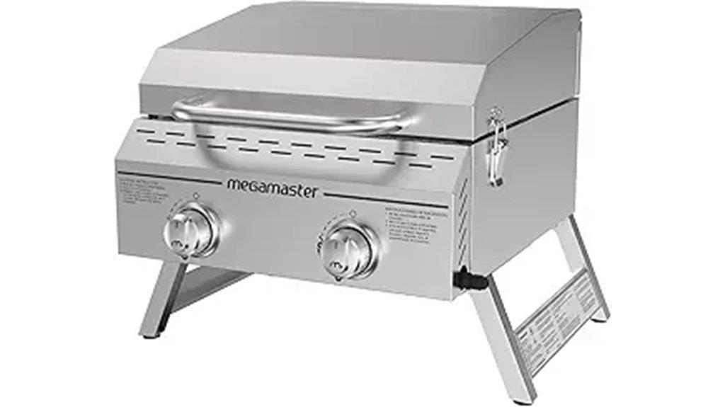portable stainless steel grill