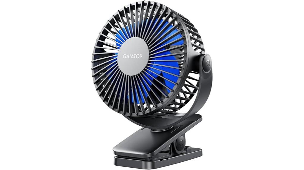portable usb clip fan
