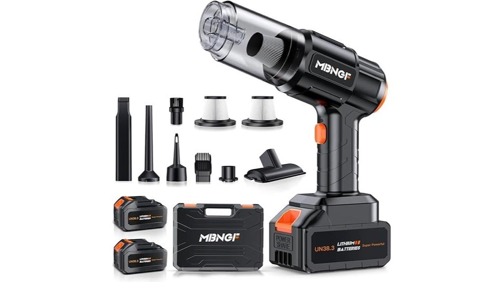 powerful cordless car vacuum