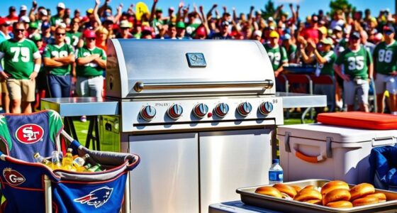 premium tailgating grill options