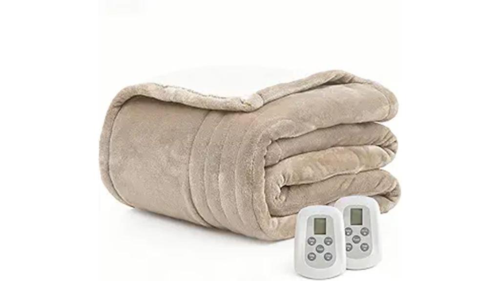 queen size heated blanket