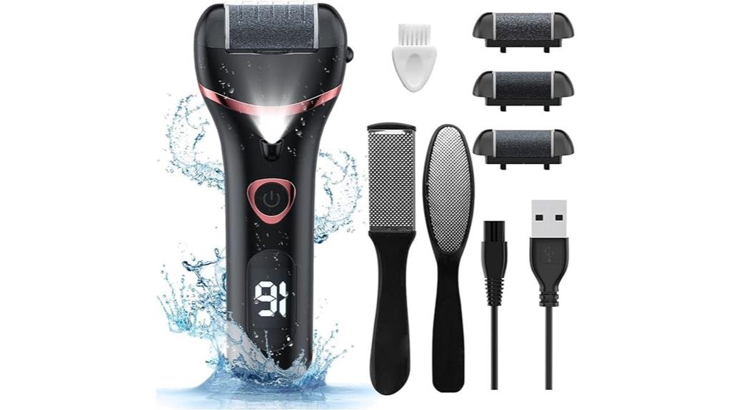 rechargeable callus removal device