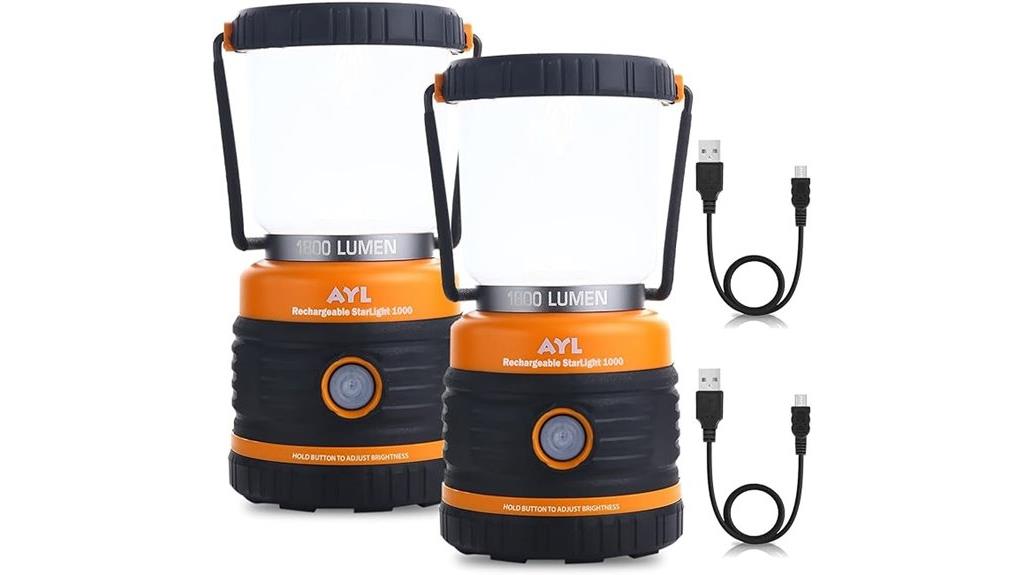 rechargeable led lanterns pack