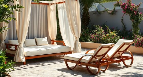 relaxed outdoor seating style