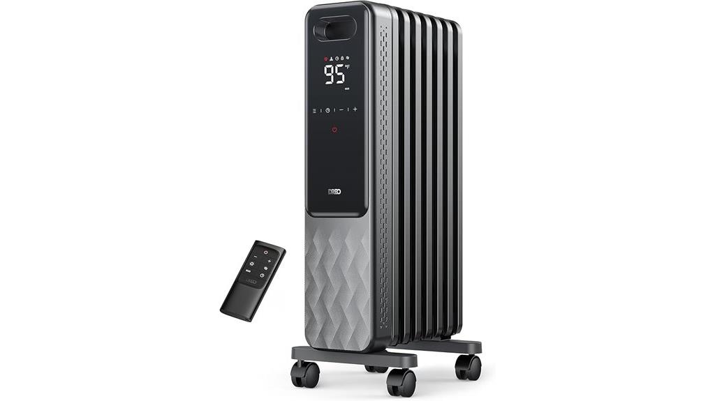 remote controlled oil heater