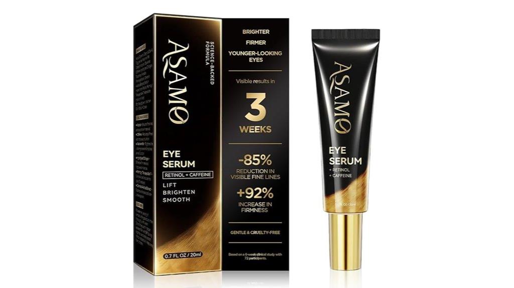 retinol caffeine eye serum