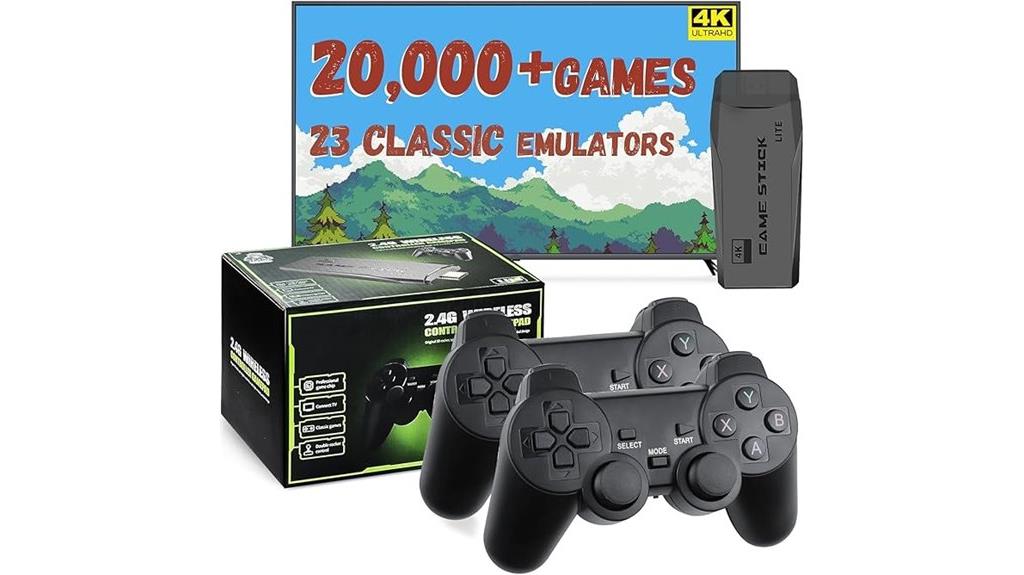 retro gaming console with 40000 games
