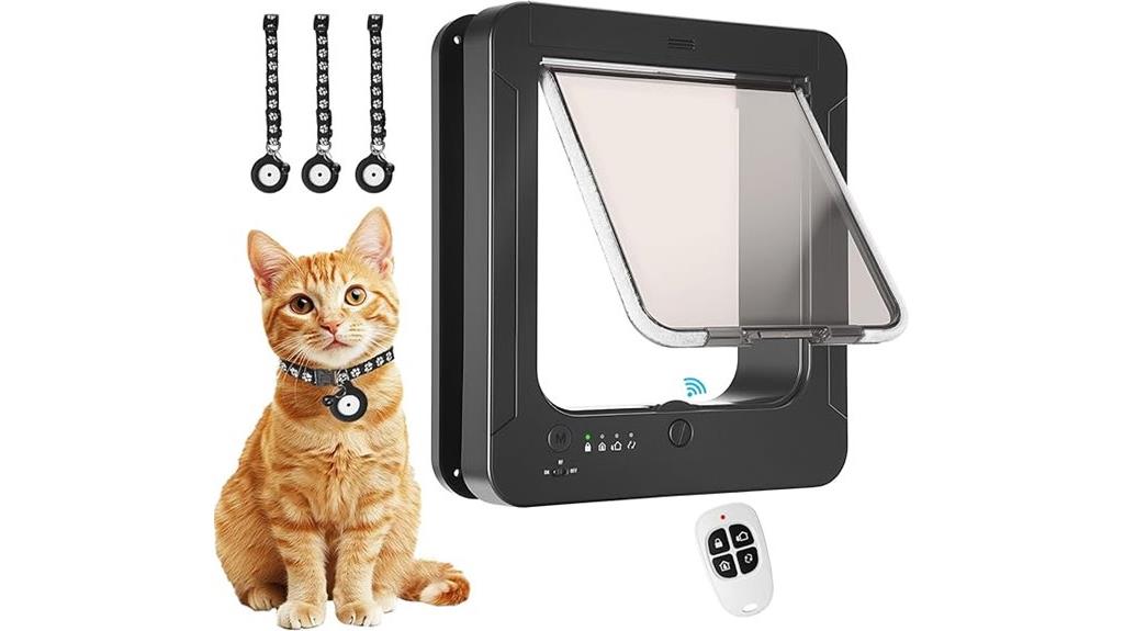 rfid collar activated cat door