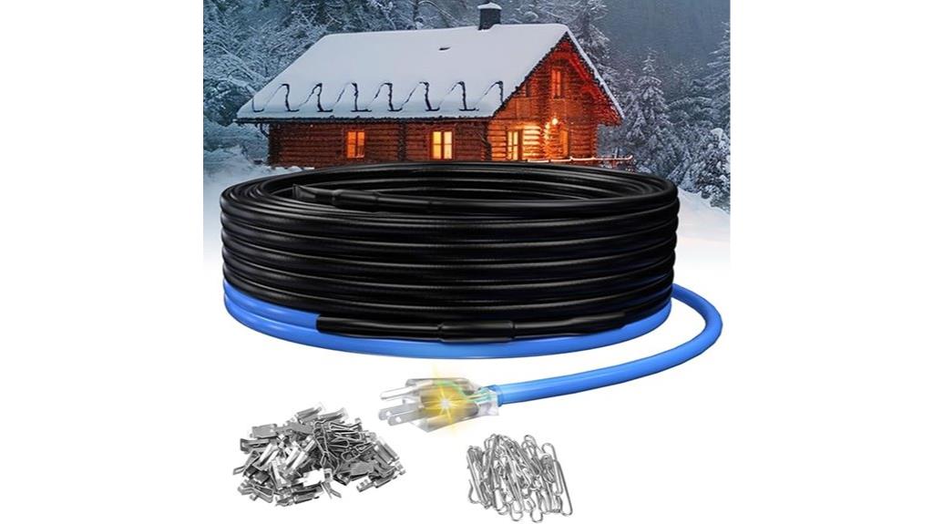 roof deicing heat cable
